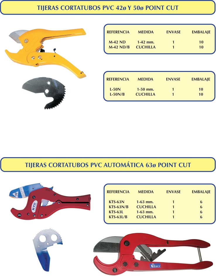 tijeras pvc