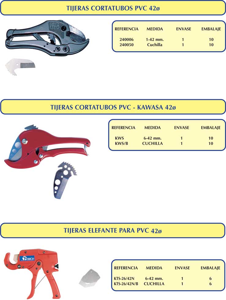 tijeras pvc
